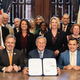Texas Governor Greg Abbott signs H.B. 20 into law, which aims to protect Texans from “Wrongful Social Media Censorship” on September 9, 2021.